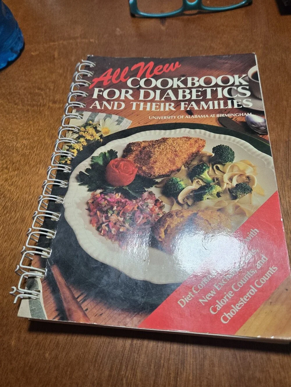 All New Cookbook for Diabetics and Their Families - Red & Brown Cover